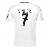 Camiseta Real Madrid Vinicius Junior #7 Primera Equipación Replica 2024-25 mangas cortas